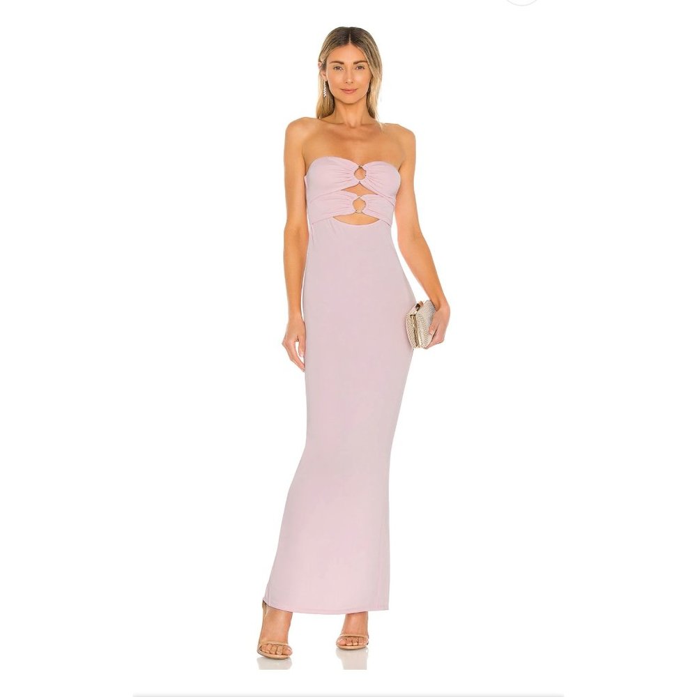 Rylee Maxi Dress in Lilac Pink Michael Costello